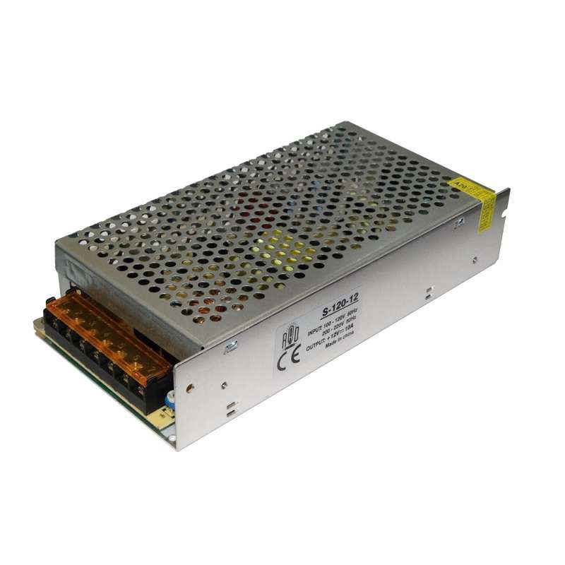 منبع تغذيه ۱۲ ولت ۱۰ آمپر راد مدل S-120-12