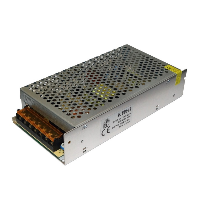 منبع تغذيه ۱۲ ولت ۱۰ آمپر راد مدل S-120-12