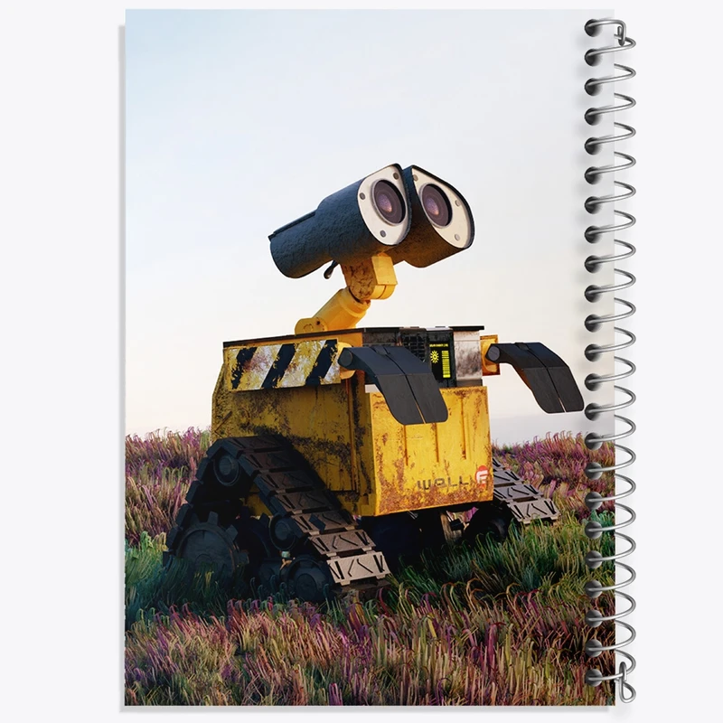 دفتر ژورنال نویسی 50 برگ خندالو مدل نقطه ای طرح وال ای (WALL-E) کد F725
