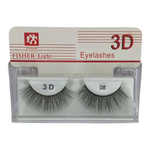 مژه مصنوعی فیشر لایت مدل 3D کد 06