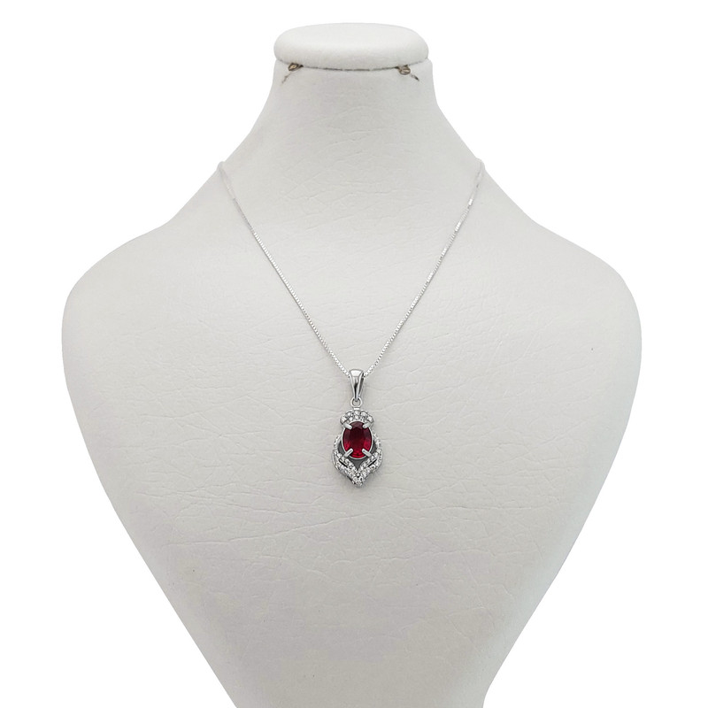 گردنبند نقره زنانه مدل AV190N-S9 C5 گردنبند نقره زنانه مدل AV190N-S9 C5