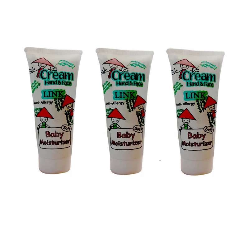 کرم مرطوب کننده کودک مدل baby moisturizer حجم 75 میلی لیتر بسته 3 عددی
