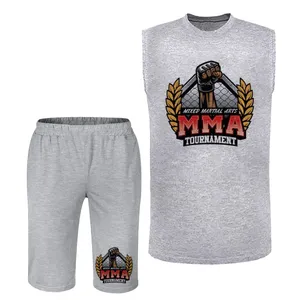 ست تاپ و شلوارک مردانه مدل MMA کد BA 183 T