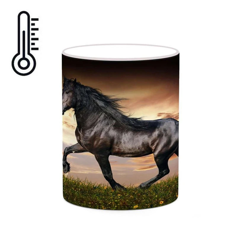 ماگ حرارتی کاکتی مدل اسب کد mgh24332