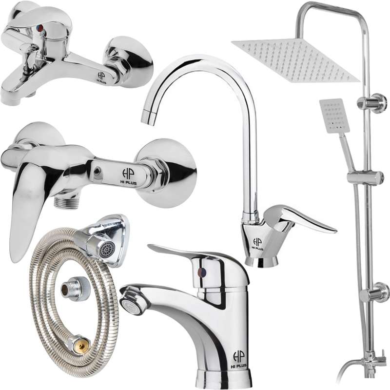 ست شیرآلات های پلاس مدل آرسیس U500 مجموعه 6 عددی