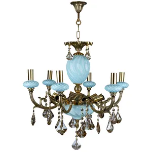   لوستر 12 شعله چشمه نور کد C3368/6+6-BO