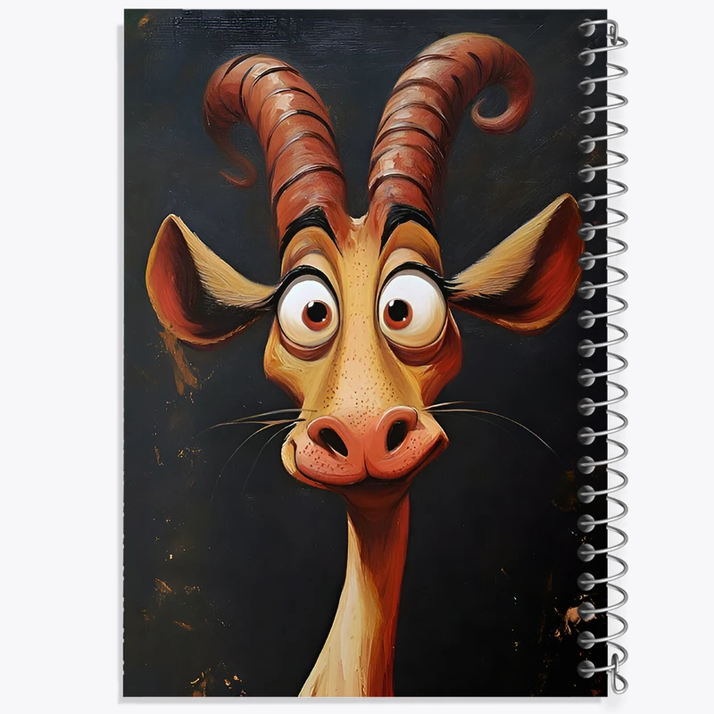 دفتر لیست خرید 50 برگ خندالو طرح قوچ بامزه کد F6524