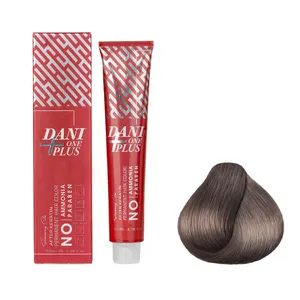 رنگ مو دنی وان مدل پلاس شماره 6.1 حجم 100 میلی لیتر رنگ بلوند دودی تیره