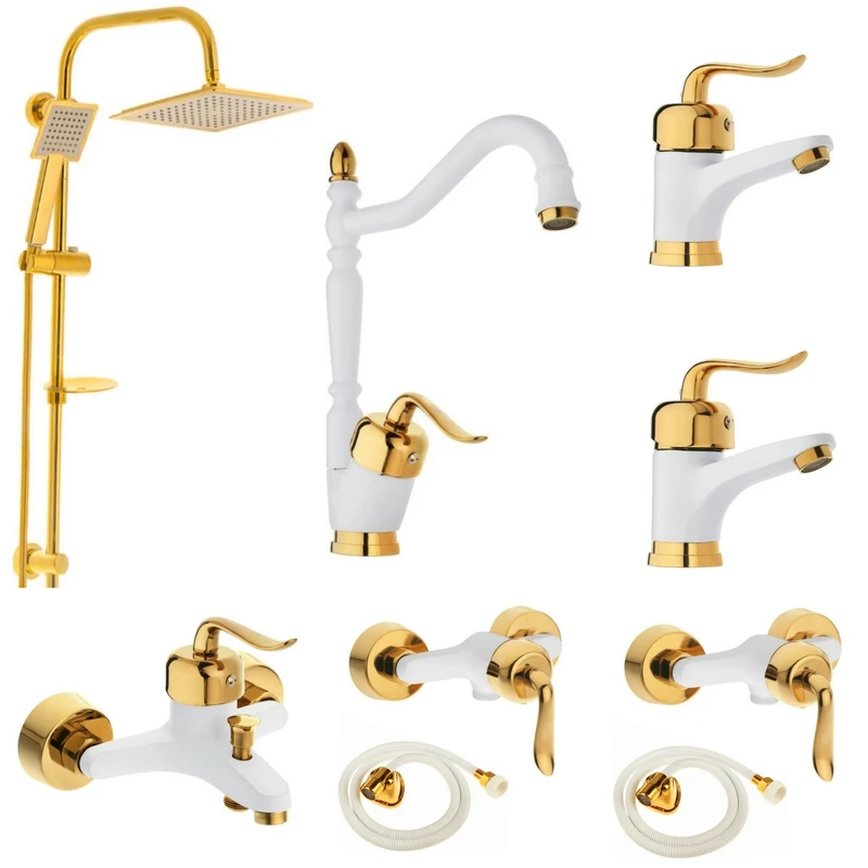 ست شیرآلات ادرینا مدل روکو مجموعه 9 عددی