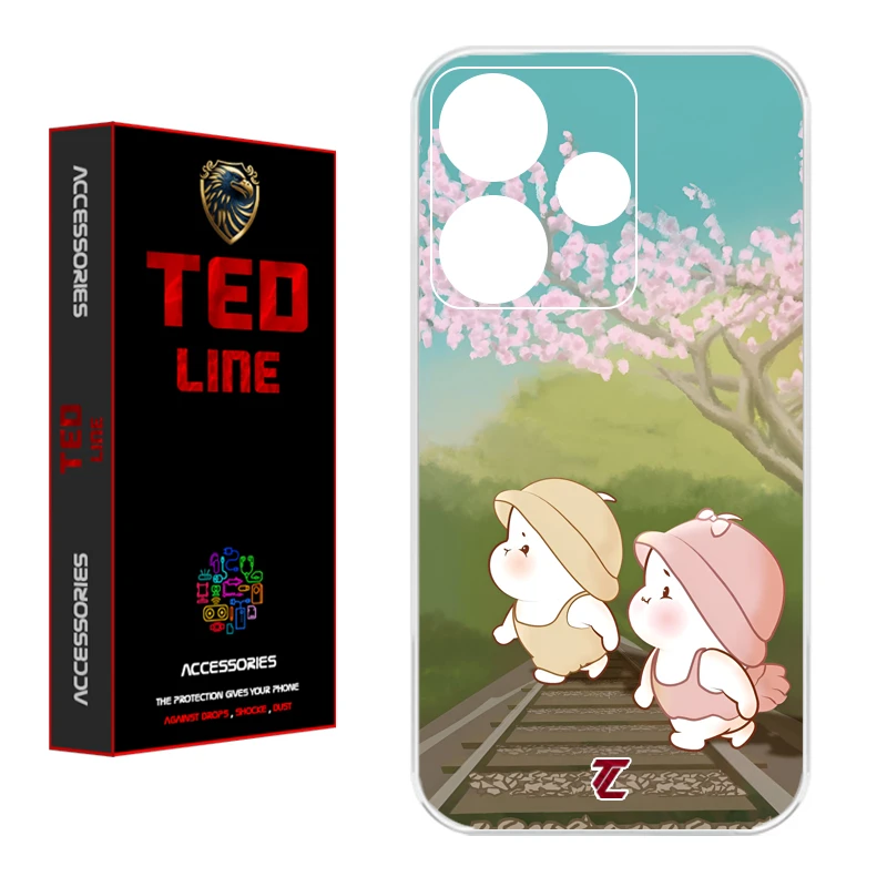 کاور تدلاین طرح جوجو و سوسو کد 1156 مناسب برای گوشی موبایل شیائومی Redmi 13 4G