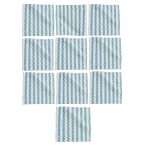 دستمال نظافت خانه و آشپزخانه حوله‌ای مدل چند منظوره کد 001 بسته 10 عددی