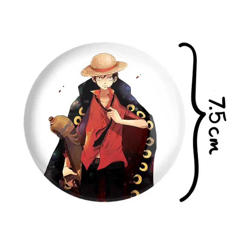 آینه جیبی خندالو مدل لوفی انیمه وان پیس One Piece  کد 17255