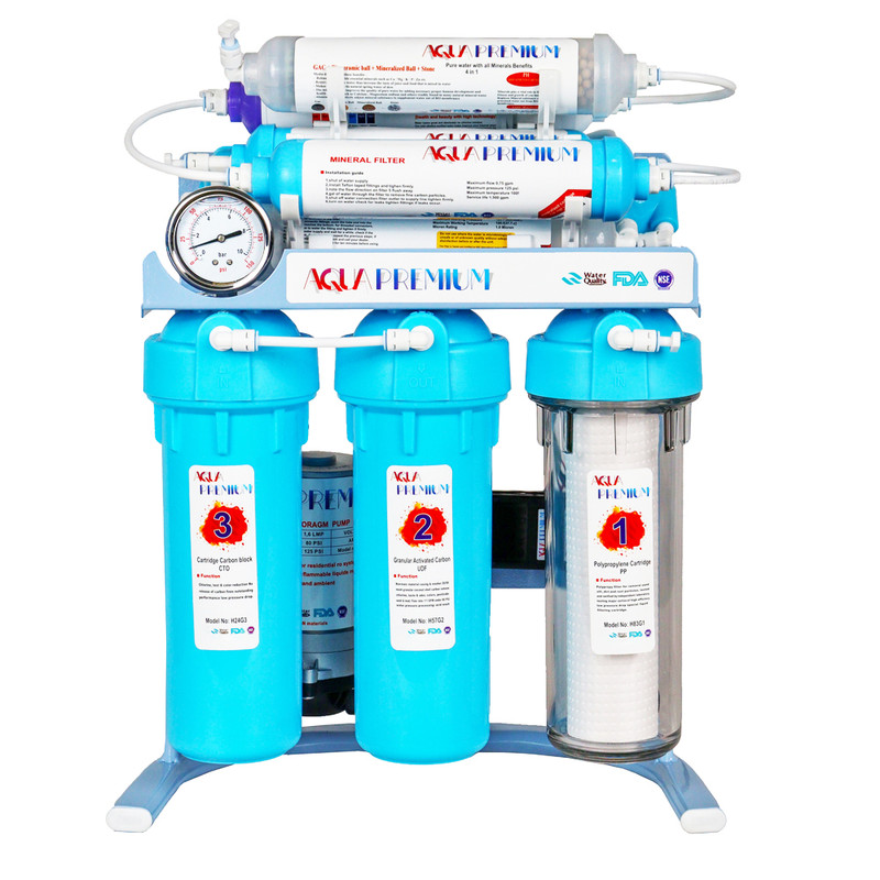 دستگاه تصفیه کننده آب آکواپرمیوم مدل A9POAB12-BL-TP دستگاه تصفیه کننده آب آکواپرمیوم مدل A9POAB12-BL-TP