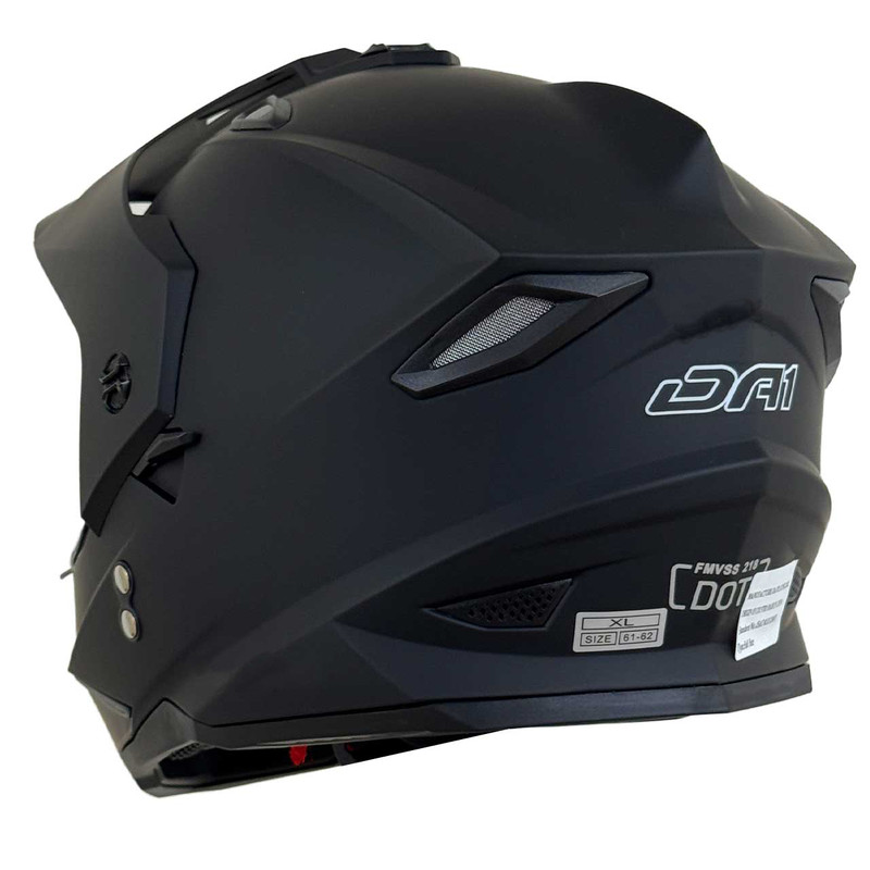 کلاه کاسکت دی ای وان مدل فک ثابت عینکدار کد DA_BLK