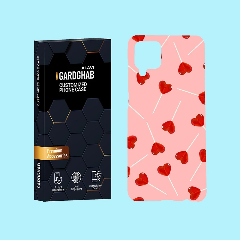 کاور گارد قاب علوی مدل عاشقانه مناسب برای گوشی موبایل سامسونگ Galaxy A12