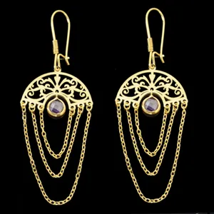  گوشواره طلا 18 عیار زنانه مدل 670140