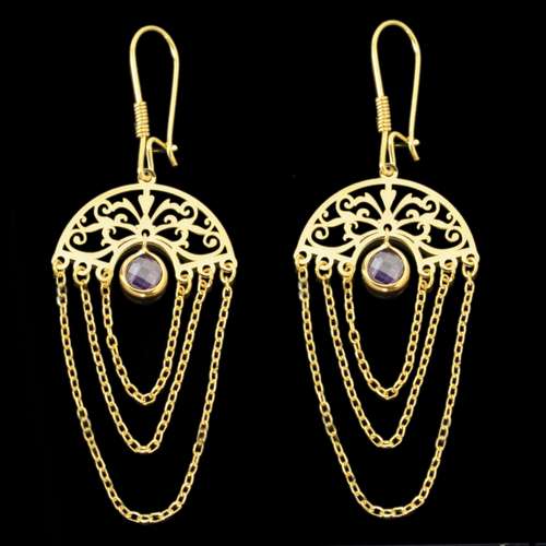  گوشواره طلا 18 عیار زنانه مدل 670140