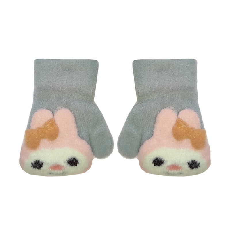 دستکش دخترانه لیمونار گالری مدل خرگوش و پاپیون