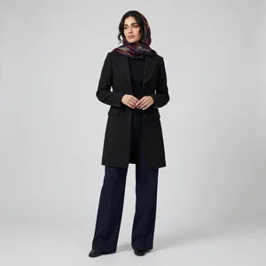 مانتو کتی کرپ زنانه کد 02