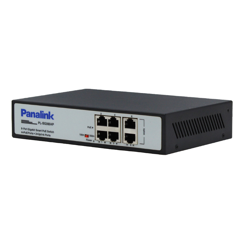 سوییچ 4 پورت PoE پانالینک مدل PL-SG0604P