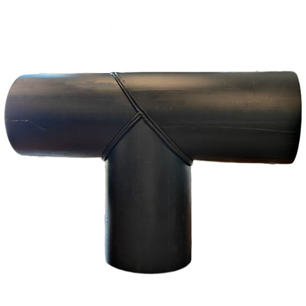 سه راه تبدیل پلی اتیلن آب صنعت روتن کار مدل ماشینکاری 90mm - PN10 - PE100 به 90mm