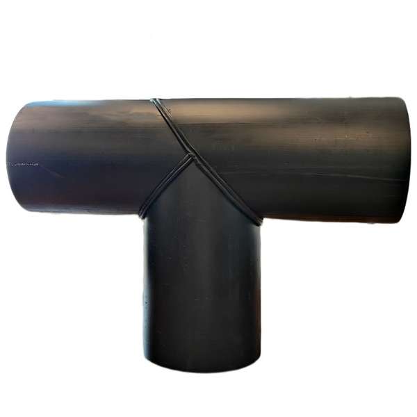 سه راه تبدیل پلی اتیلن آب صنعت روتن کار مدل ماشینکاری 125mm - PN10 - PE100 به 110mm