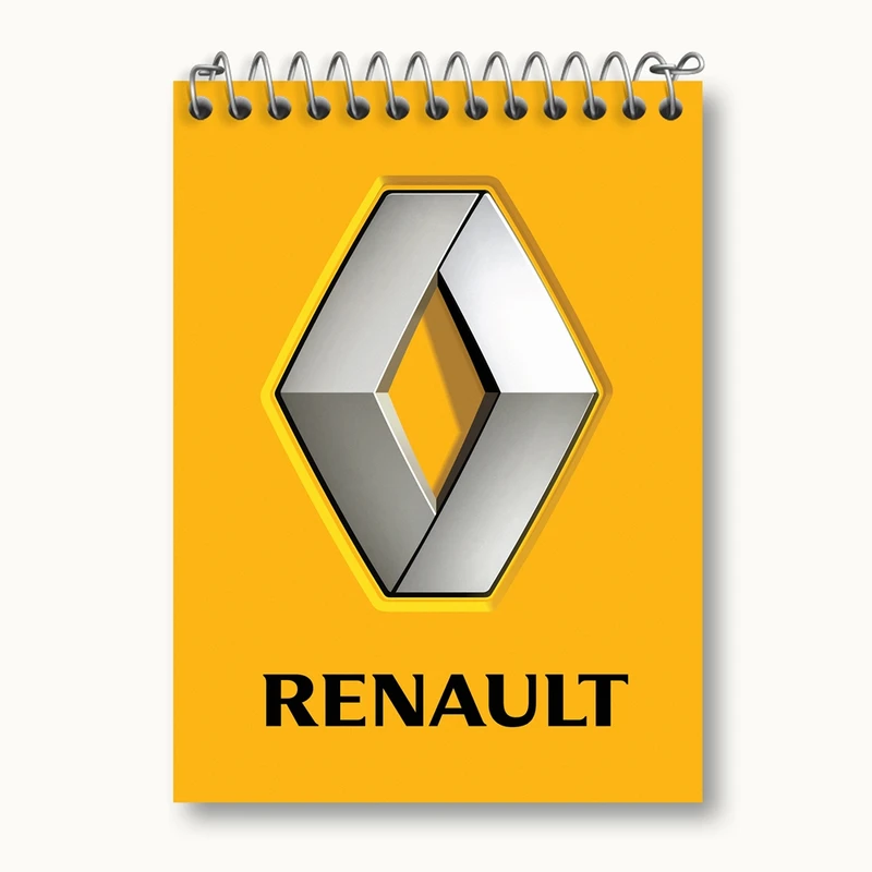 دفتر یادداشت 50 برگ خندالو مدل رنو Renault کد 23419
