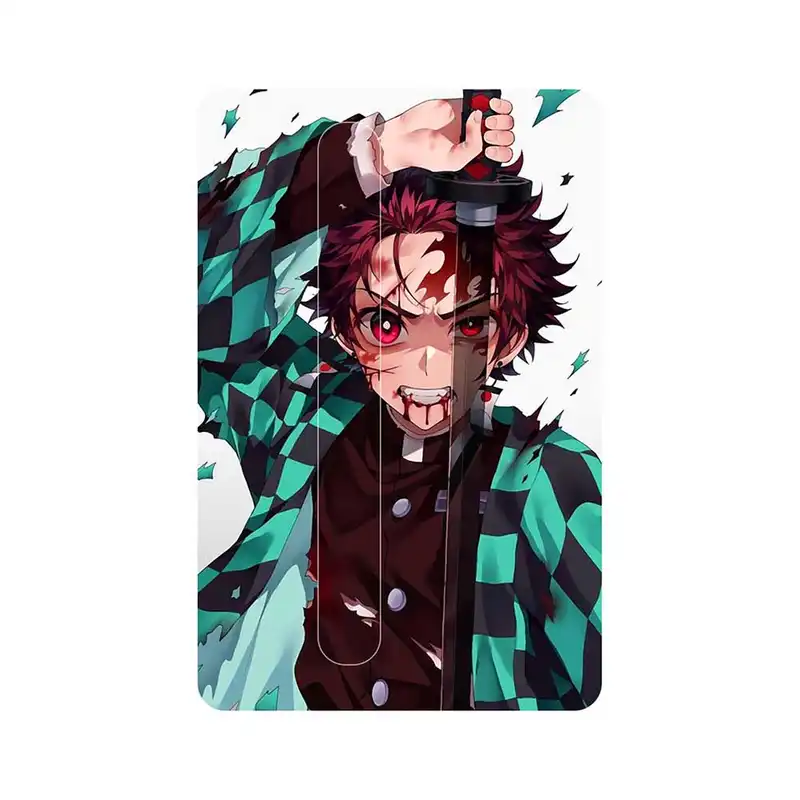 استیکر کارت پیکسل میکسل مدل انیمه شیطان کش تانجیرو زخمی