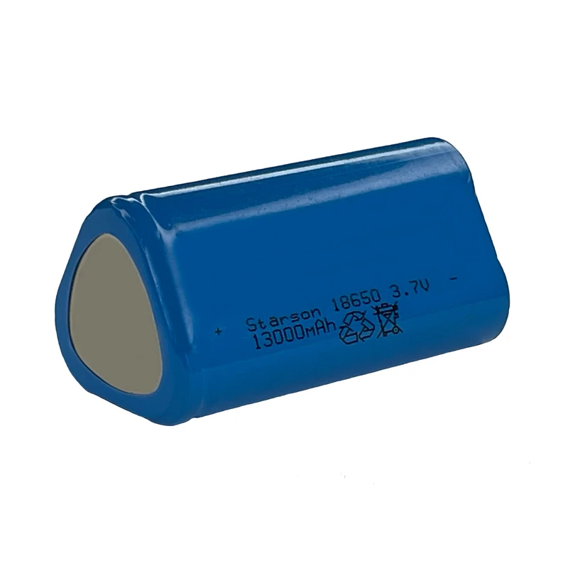 باتری لیتیوم یون قابل شارژ استارسان مدل 18650 کد 3.7v ظرفیت 13000 میلی‌آمپرساعت