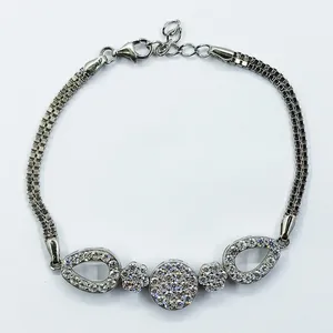 دستبند نقره زنانه سلین کالا مدل برلیان کد ce-As250