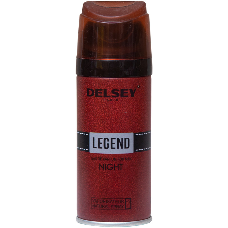 اسپری خوشبو کننده بدن مردانه دلسی مدل Legend Night حجم 150 میلی لیتر