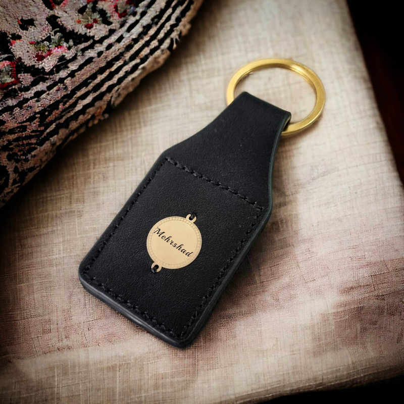 جاکلیدی طلا 18 عیار مردانه لیردا مدل اسم مهرشاد  9012