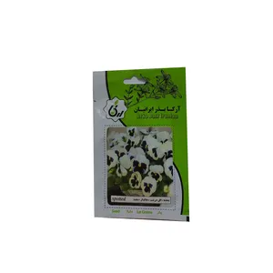 بذر گل بنفشه گل درشت خالدار سفید آرکابذرایرانیان کد A85