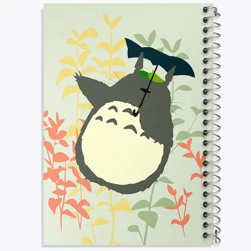 دفتر ژورنال نویسی 50 برگ خندالو مدل نقطه ای طرح انیمه توتورو Totoro کد 12810