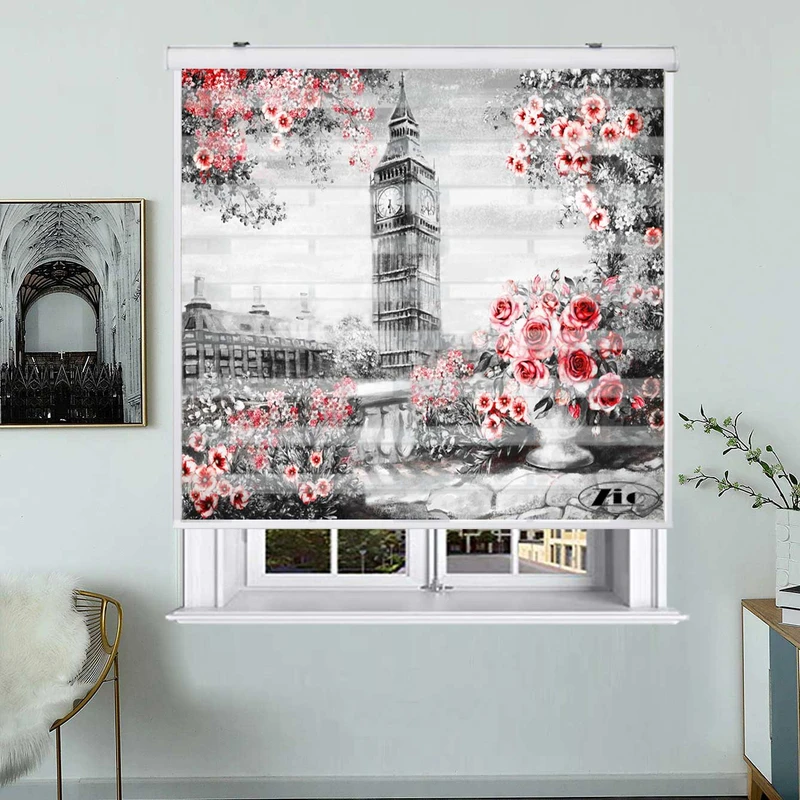 پرده زبرا زیو مدل P6035 سایز 150x200 سانتی متر