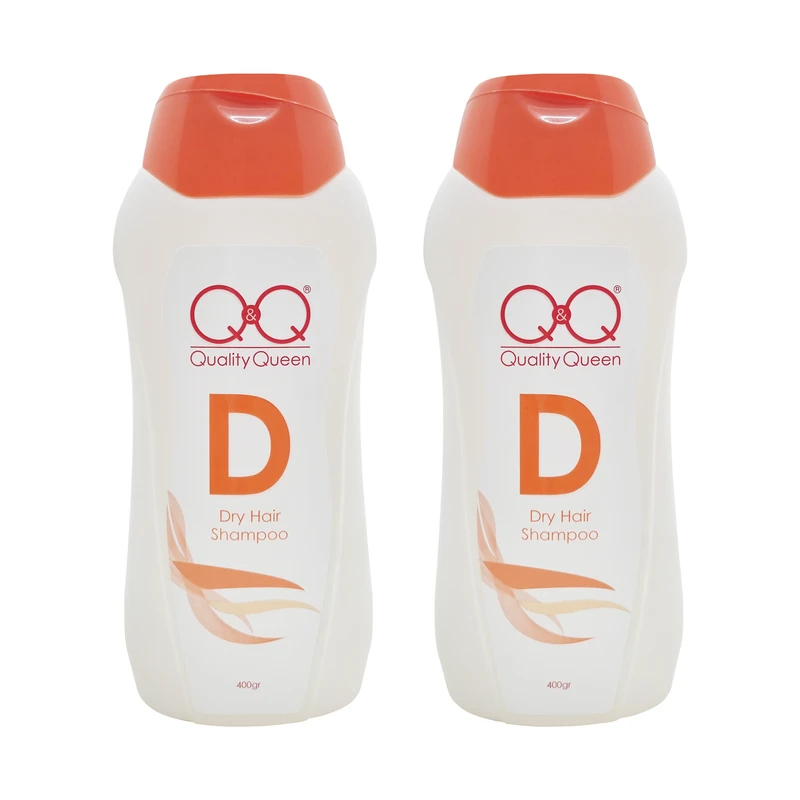 شامپو مو کیو اند کیو مدل Orange حجم 400 میلی لیتر مجموعه 2 عددی