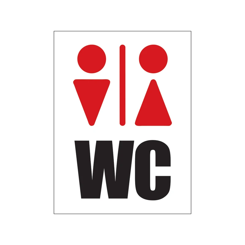 برچسب راهنما طرح  دستشویی WC مدل HO-04