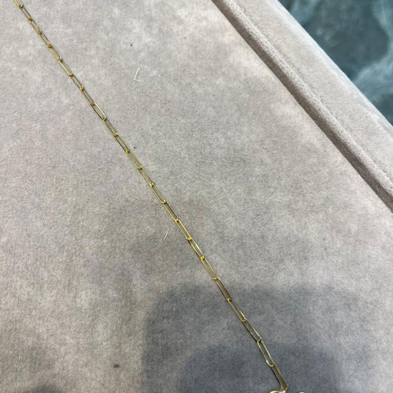 پابند طلا 18 عیار زنانه ماوی گالری مدل زنجیری مستطیل پابند طلا 18 عیار زنانه ماوی گالری مدل زنجیری مستطیل