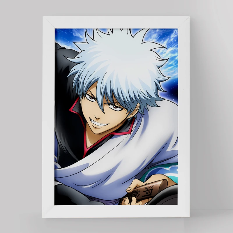 تابلو خندالو مدل گینتوکی انیمه گینتاما Gintama کد 12973
