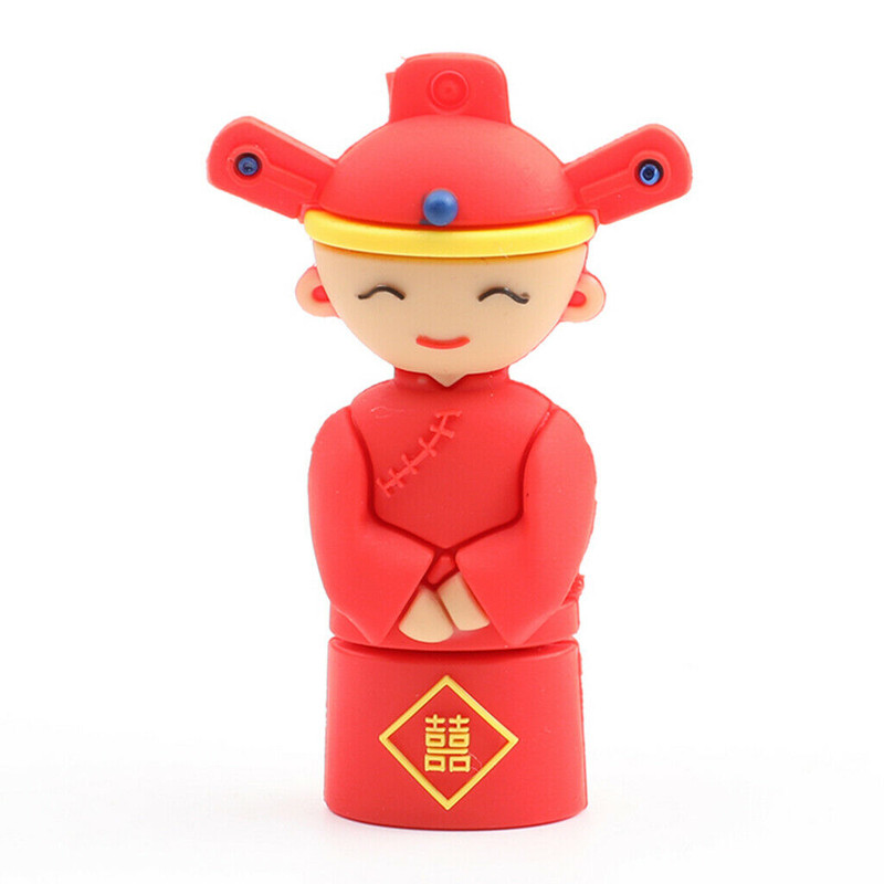 فلش مموری طرح داماد چینی مدل Ul-ch groom01 ظرفیت 16 گیگابایت