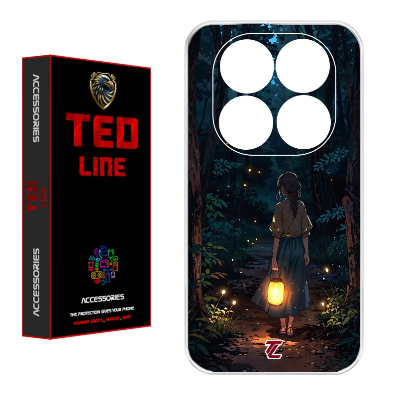 کاور تدلاین طرح دخترونه کد 1198 مناسب برای گوشی موبایل شیائومی Redmi Note 14 Pro Plus 5G