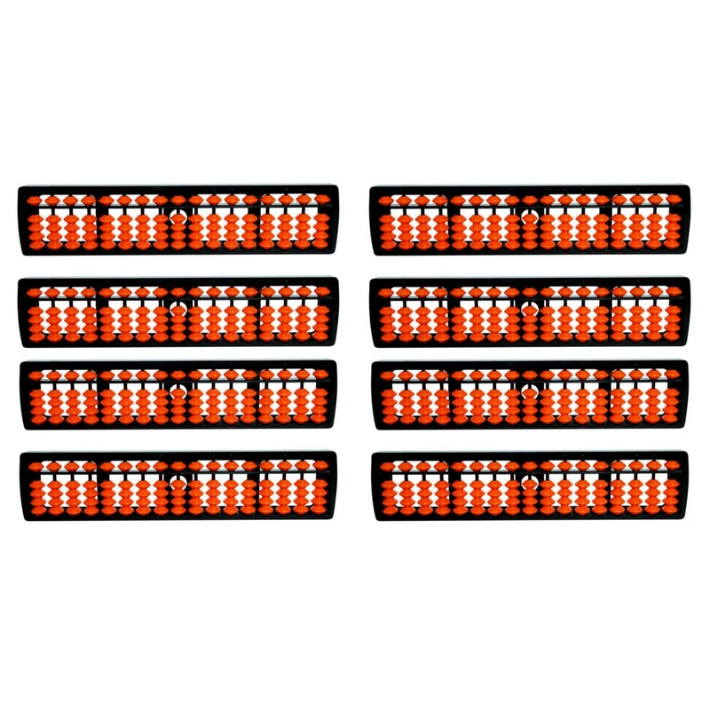 بازی آموزشی ریاضی مدل چرتکه سوروبان هفده ستونه مجموعه هشت عددی