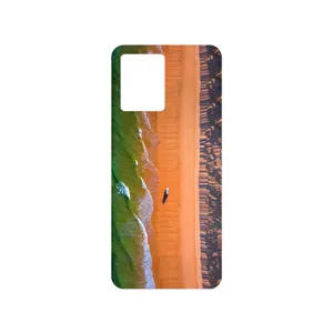 MAHOOT Beach and Green Sea Cover Sticker for Oppo Reno 8 4G