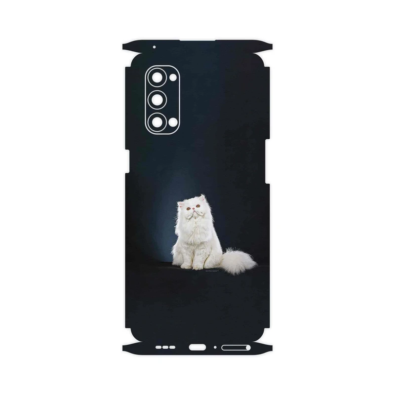 برچسب پوششی ماهوت مدل Persian_cat-FullSkin مناسب برای گوشی موبایل اپو Reno4 Pro 5G