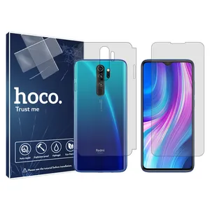 Hoco HyGEL model transparent screen protector suitable for Xiaomi Redmi Redmi Note 8 Pro mobile phone along with the phone back protector
