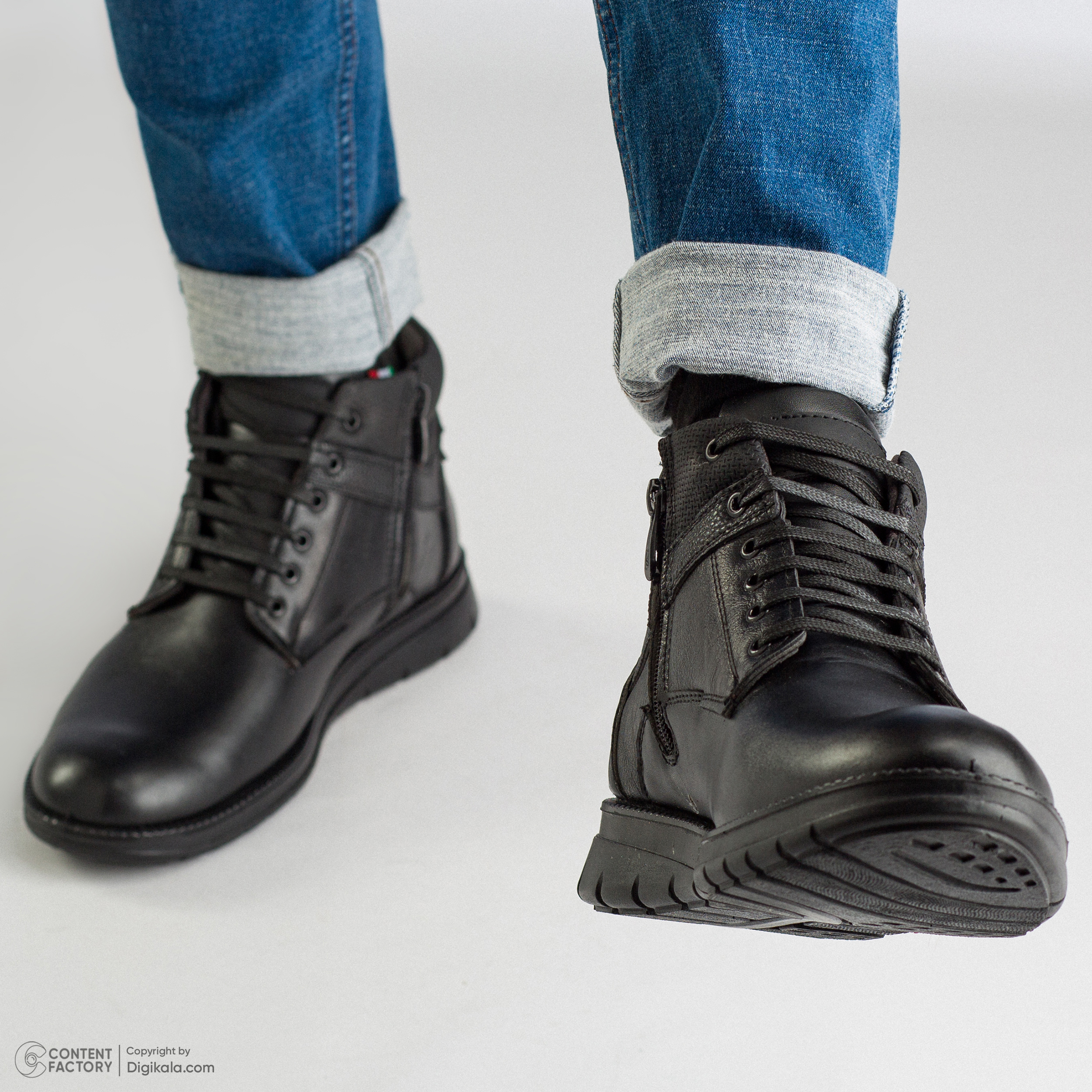 نیم بوت مردانه کفش سعیدی مدل 543m -  - 5