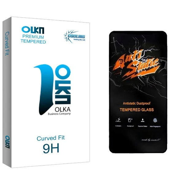 محافظ صفحه نمایش کولینگ مدل Olka Antistatic مناسب برای گوشی موبایل شیائومی Redmi K70/Redmi K70 Pro/Redmi K70E/Poco X6 Pro