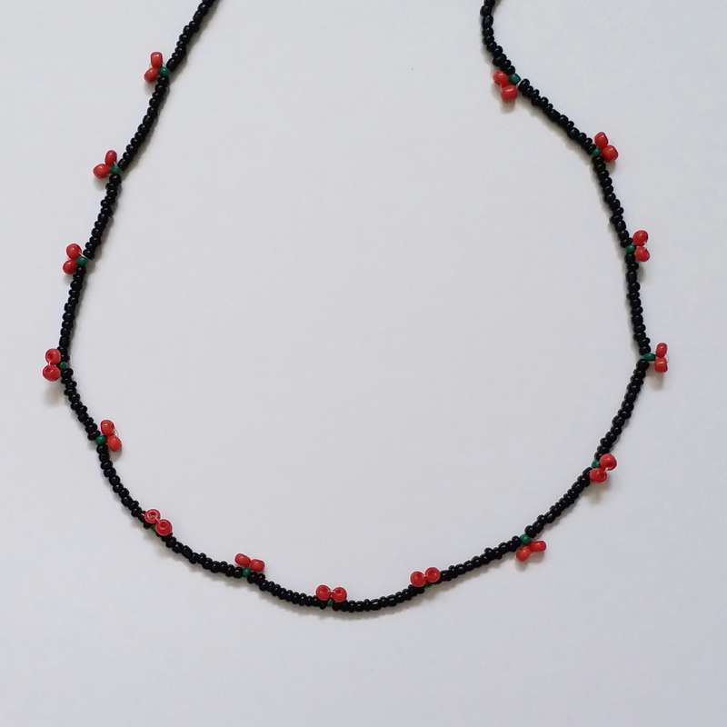 گردنبند دخترانه مدل آلبالو گیلاس AG102 گردنبند دخترانه مدل آلبالو گیلاس AG102