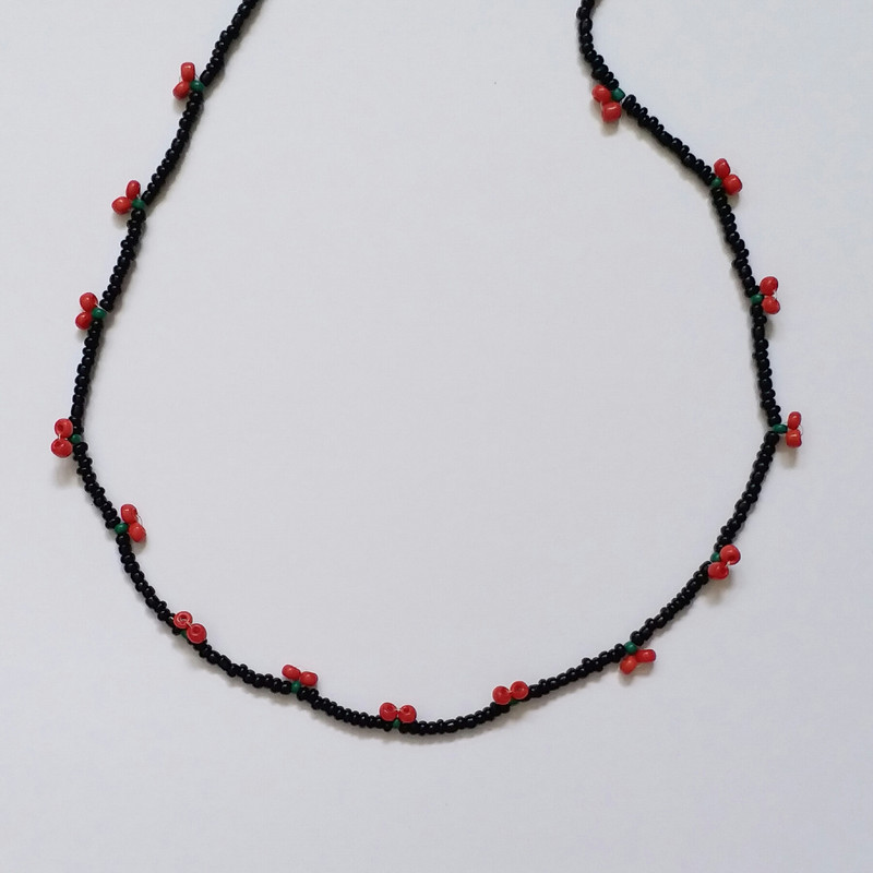 گردنبند دخترانه مدل آلبالو گیلاس AG102 گردنبند دخترانه مدل آلبالو گیلاس AG102