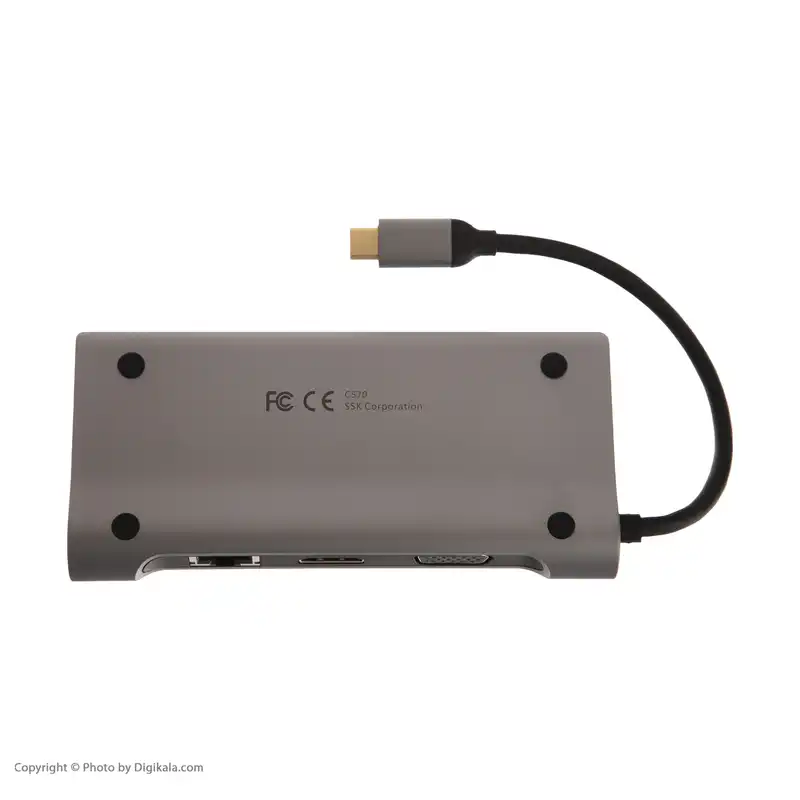 هاب 10 پورت USB-C اس اس کا مدل C570